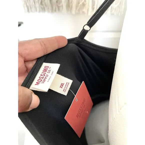 MOSSIMO Women's Long Maxi Dress Size 18/20 Stretchy Soft Knit Spaghetti Straps - Picture 8 of 8